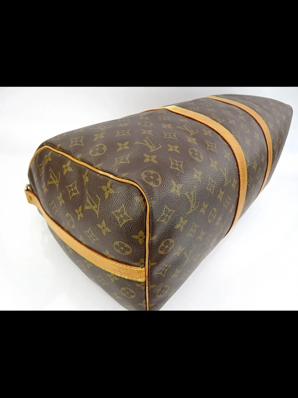 Louis Vuitton Monogram Canvas Travel Duffel in Brown and Tan